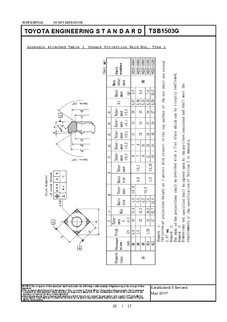 TOYOTA TSB1503G Projection Square Weld Nut Drawing and Dimensions.jpg